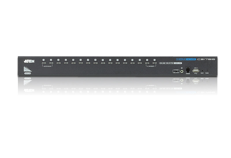 ATEN 16-Port HDMI KVM Switch with Audio & Cables (CS17916) Aten