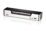 Aten Desktop KVMP Switch 4 Port Single Display HDMI w/ Dolby HD audio, 4x Custom KVM Cables Included - CS1794-AT-U