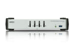 ATEN CS1914 4-Port DisplayPort KVM Switch with USB 3.0 & 4K Aten