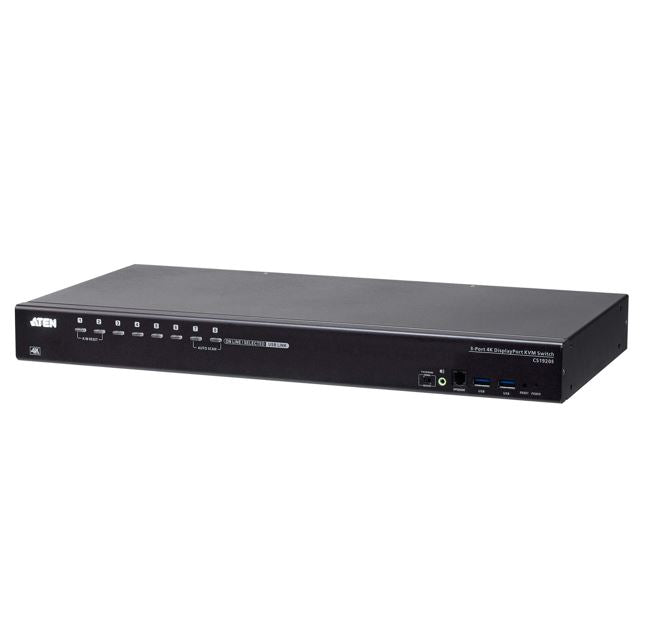 ATEN CS19208 8-Port 4K DisplayPort KVM Switch - Control 8 Computers Aten