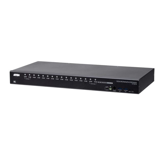 ATEN CS19216 16-Port KVM Switch: 4K DisplayPort & USB 3.0 Aten