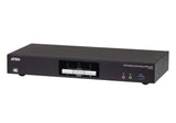Aten Desktop KVMP Switch 2 Port Dual Display 4k DisplayPort w/ audio, Cables Included, 2x USB Port - CS1942DP-AT-U