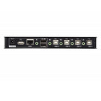 ATEN 4-Port USB KM Switch with Boundless Mouse Switching Aten