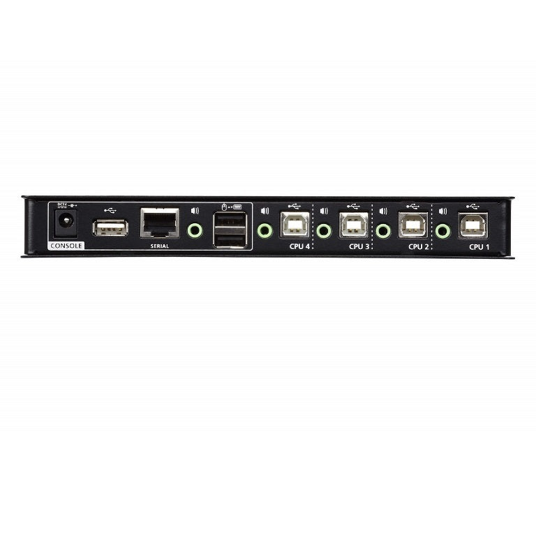 ATEN 4-Port USB KM Switch with Boundless Mouse Switching Aten