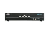 Aten 4-Port USB DisplayPort Dual Display Secure KVM Switch (PSS PP v3.0 Compliant), enable and disab - CS1144DP-AT-U