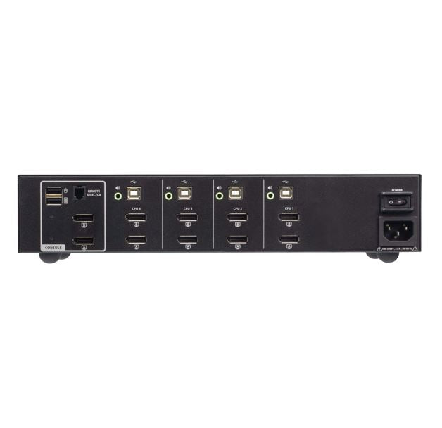 Aten 4K DisplayPort KVM Switch for 4 PCs Aten