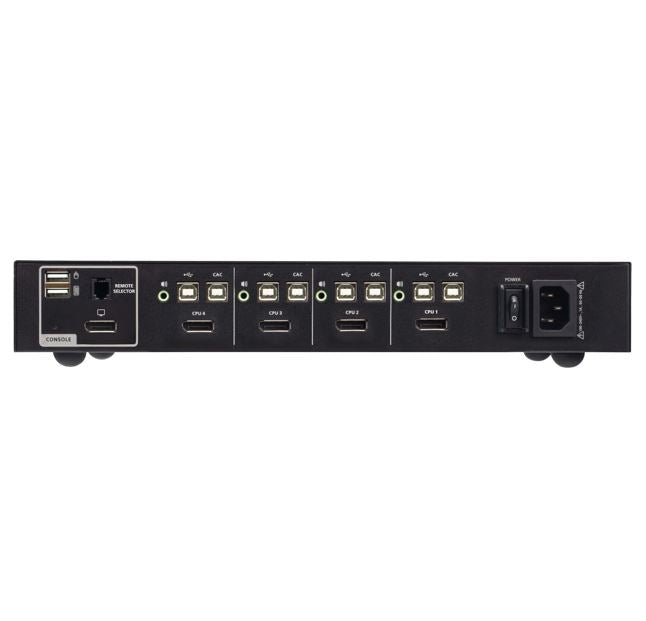 Aten CS1184DP4C 4-Port USB 3.0 DisplayPort MST Dual Monitor KVM Switch Aten