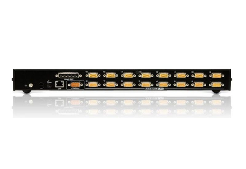 16-Port Secure IP KVM Switch with Remote Access