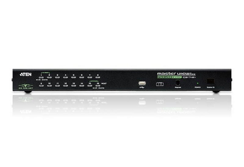 16-Port Secure IP KVM Switch with Remote Access