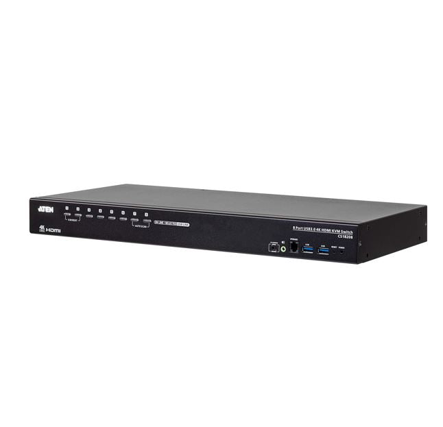 Aten CS18208 8-Port Dual DisplayPort KVM Switch with USB 3.0 Aten