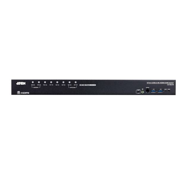 Aten CS18208 8-Port Dual DisplayPort KVM Switch with USB 3.0 Aten