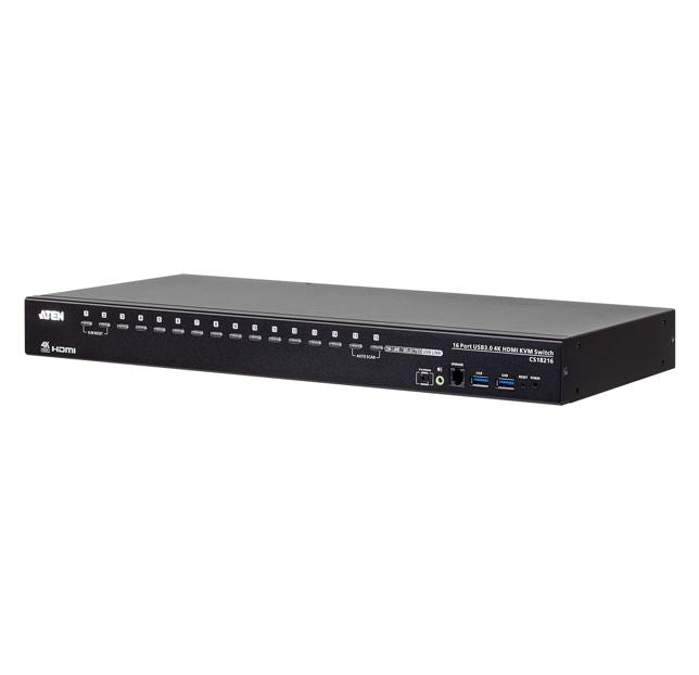 ATEN CS18216 16-Port 4K HDMI KVM Switch with USB 3.0 Hub Aten