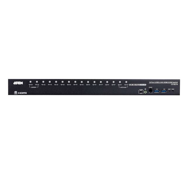 ATEN CS18216 16-Port 4K HDMI KVM Switch with USB 3.0 Hub Aten