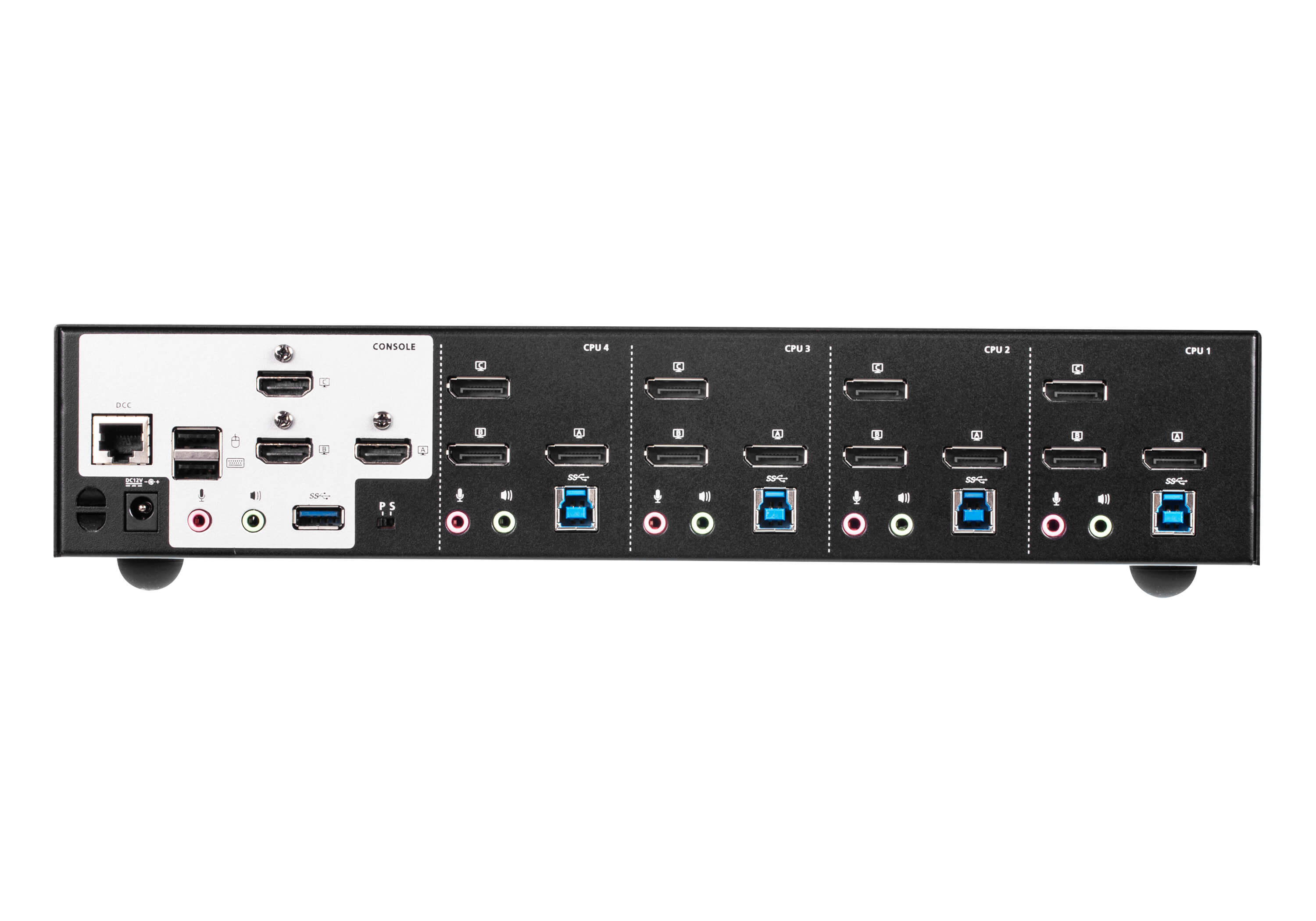 Aten 4-Port 4K Triple Display KVM Switch | USB 3.0 Aten