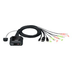 CS52DP 2-Port USB-C DisplayPort 4K KVM Switch with Remote Aten