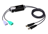 ATEN CS62KM: Control 2 PCs with 1 Keyboard & Mouse - Seamless Switching Aten