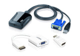 Portable USB KVM Console Adapter IT Kit - Crash Cart Alternative Aten