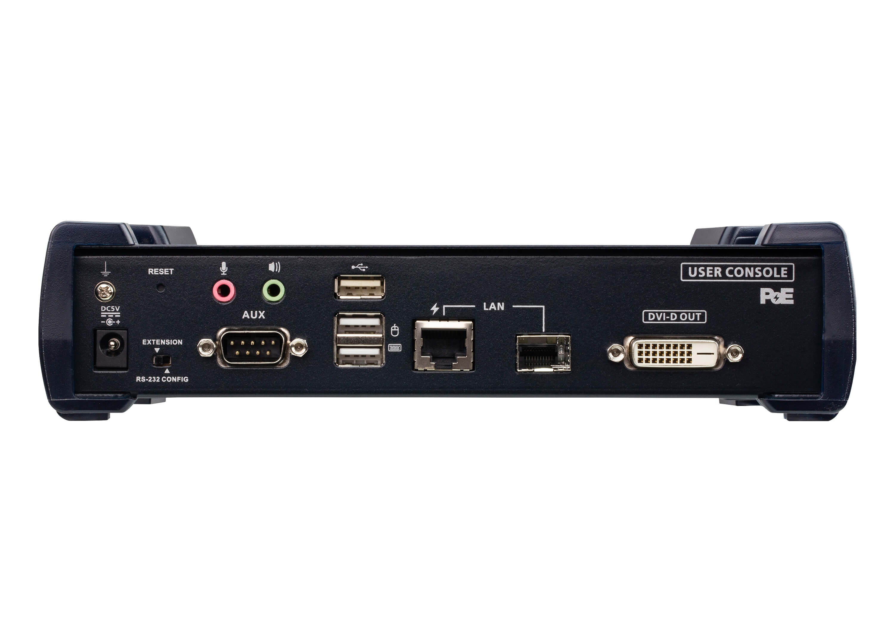 KE6912 2K DVI KVM over IP Extender with PoE & Fiber Aten