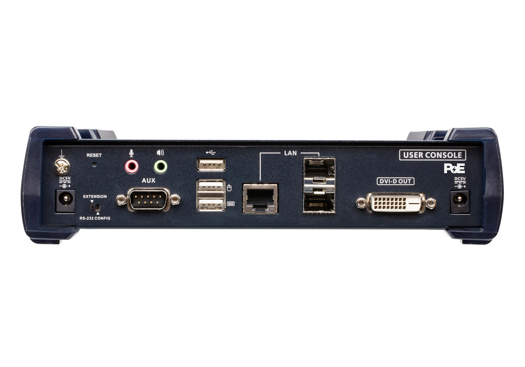 KE6922 2K KVM over IP Extender | DVI, USB, PoE, Fiber Optic Aten