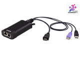 Clear Video Extender over 100m Cat5e/6 Cable with Virtual Media Aten