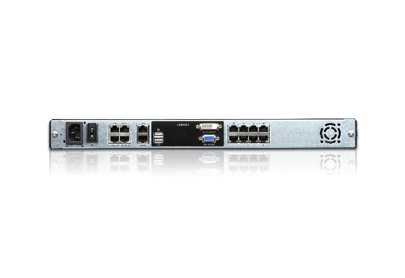 ATEN KL1108V 8-Port Dual Rail KVM over IP Switch with LCD & Remote Access Aten
