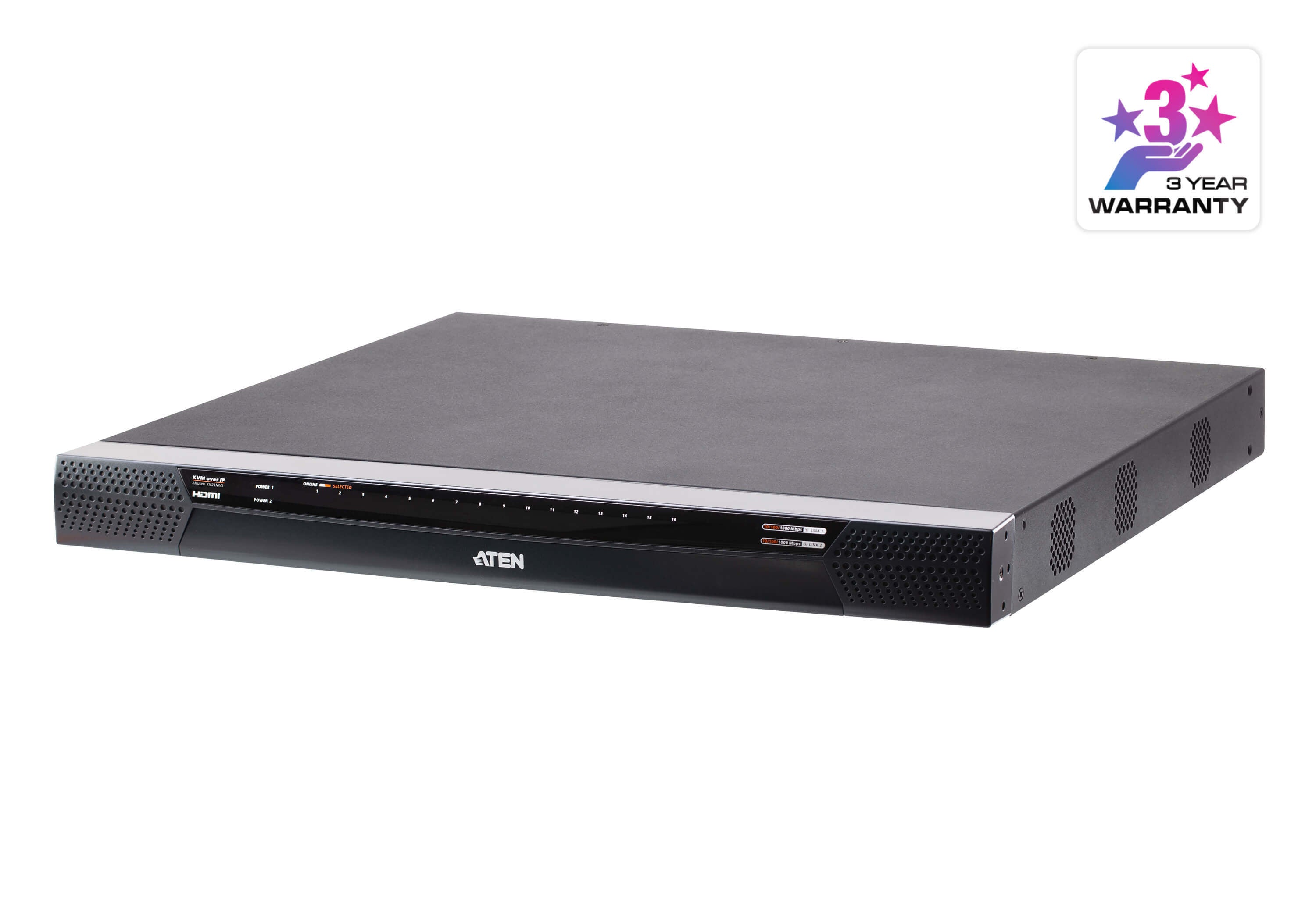 KN Series KVM over IP Switch: Secure Remote Data Center Access (Up to 16 Ports) Aten
