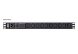 Aten 10 Port 1U PDU with Surge Protection - 10A IEC C13 Aten
