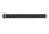 Aten 12-Port 1U Basic PDU | 10A Power Strip with Overload Protection Aten