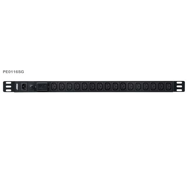ATEN Basic 0U Rack PDU - 16 Outlets, Surge & Overcurrent Protection