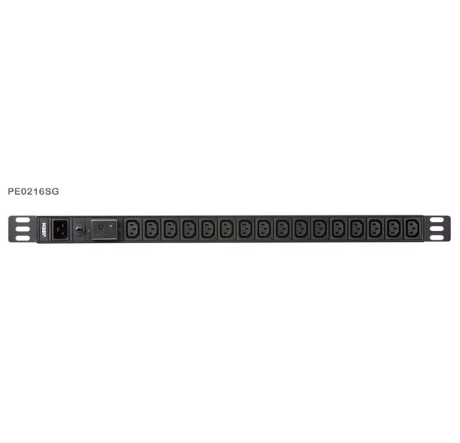 ATEN 0U Rack PDU | 16 Outlets, Surge & Overcurrent Protection Aten