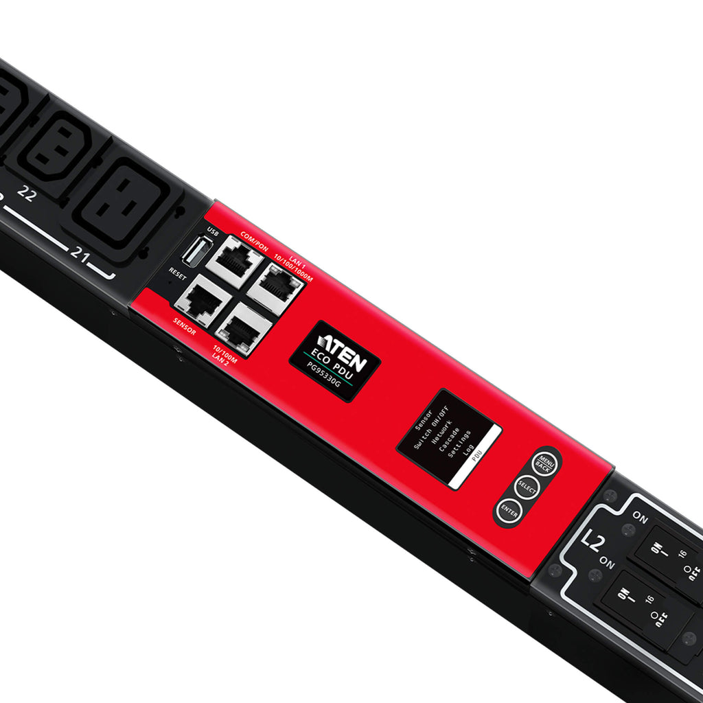 ATEN PG95330 3-Phase Metered Eco PDU | Smart Rack Power Management