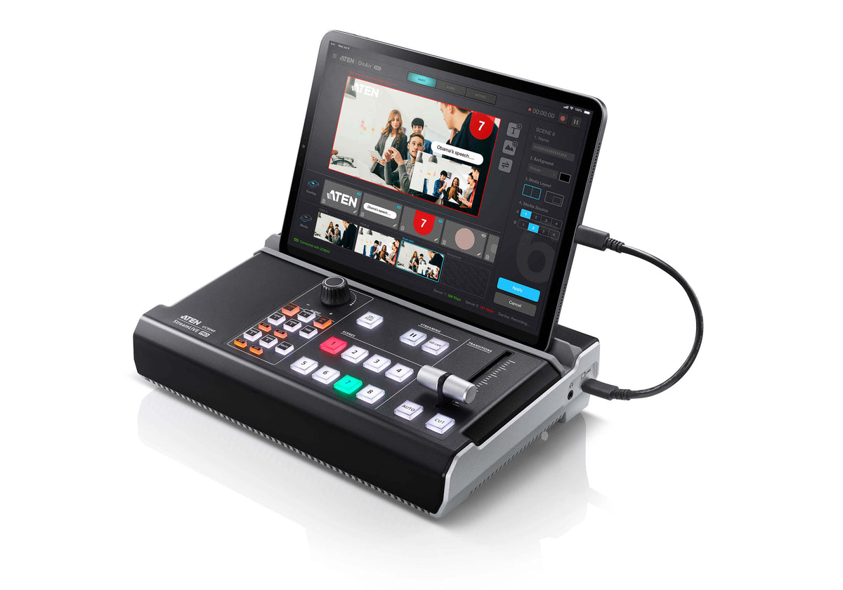 ATEN StreamLIVE™ PRO: All-in-One Live Stream Mixer & Video Switcher Aten