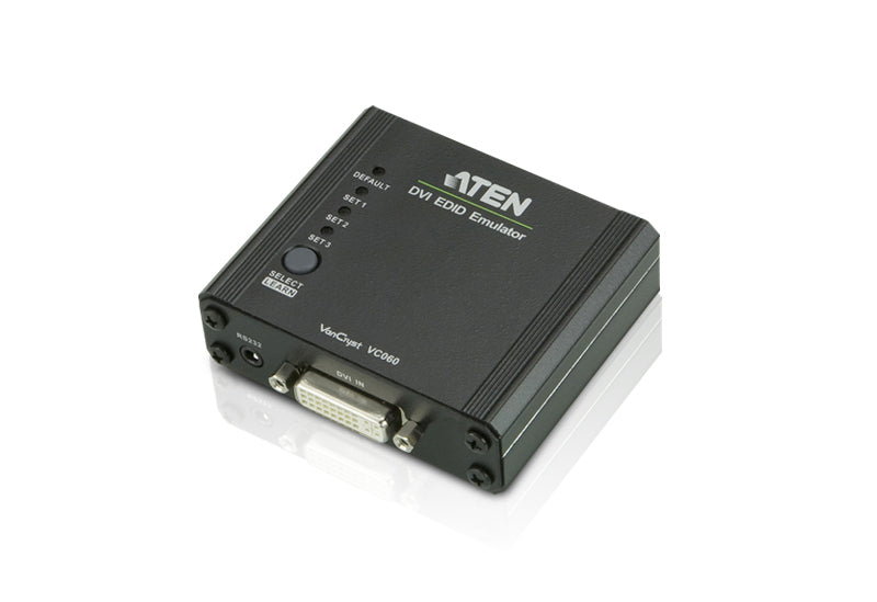 ATEN VC060 DVI EDID Emulator | Optimize Video Resolution & Fix Display Issues Aten