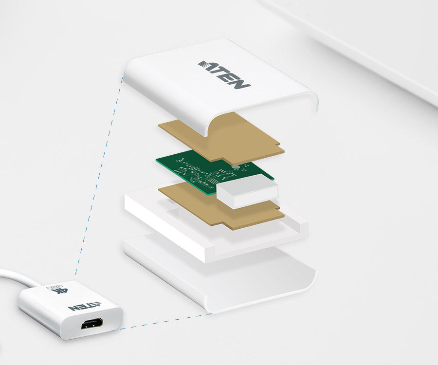 ATEN Active DisplayPort to HDMI 4K Adapter - VC986B Aten
