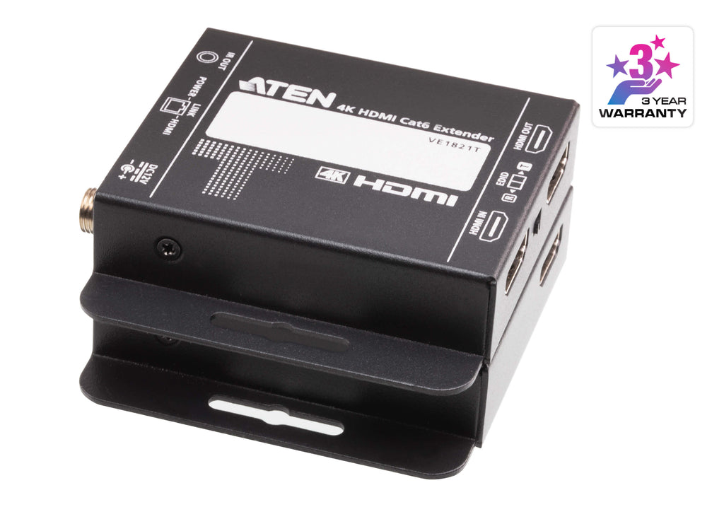 VE1821 4K HDMI Extender Kit over Cat6 - 40m Zero Latency Aten