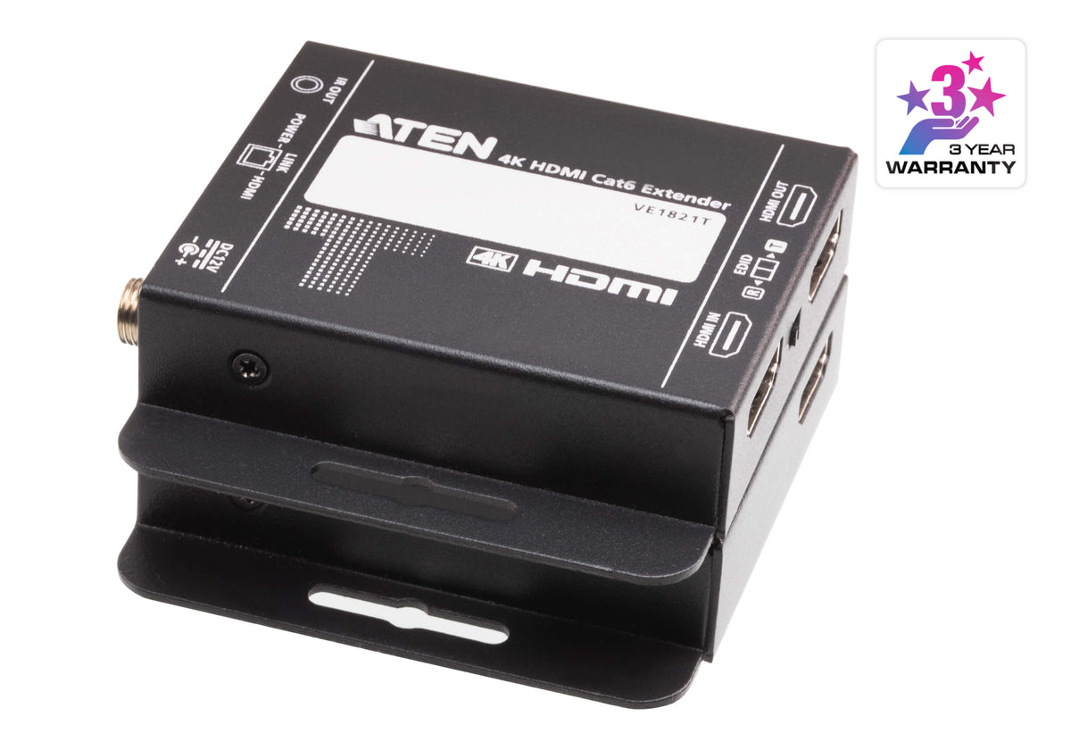 VE1821 4K HDMI Extender Kit over Cat6 - 40m Zero Latency Aten