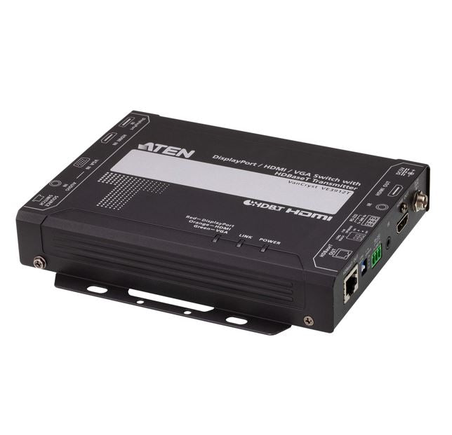 ATEN VE3912T 4K HDBaseT Video Transmitter - HDMI, DP, VGA Extender 100m Aten