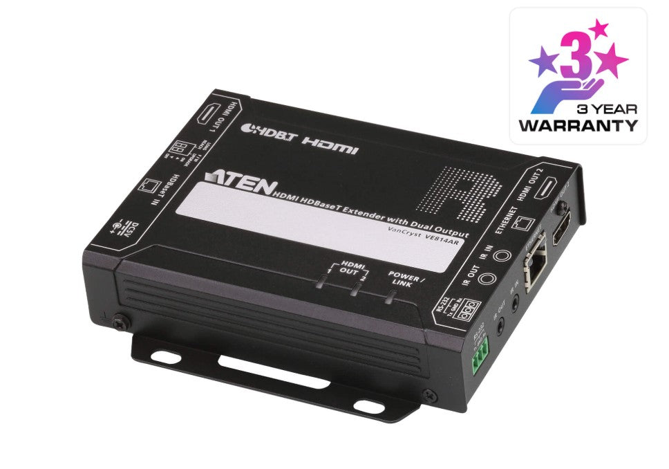 ATEN VE814AR HDBaseT 4K HDMI Receiver - 100m Extender Aten