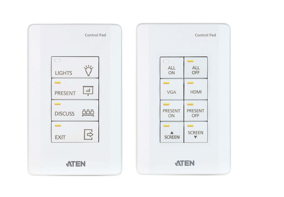 Aten VK0100 8-Button Control Pad | All-in-One Room Control Aten
