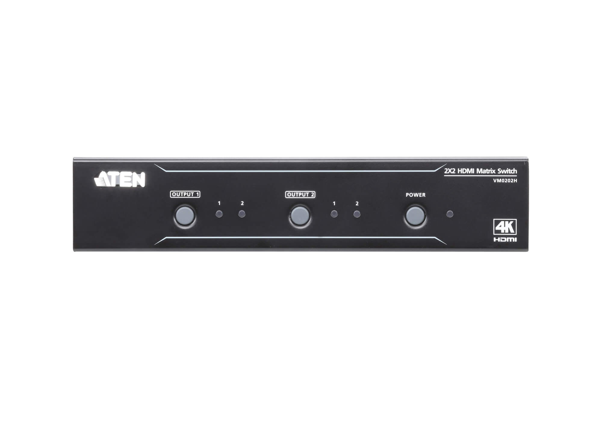 Aten 2x2 4K HDMI Matrix Switch - Connect 2 Sources to 2 Displays Aten