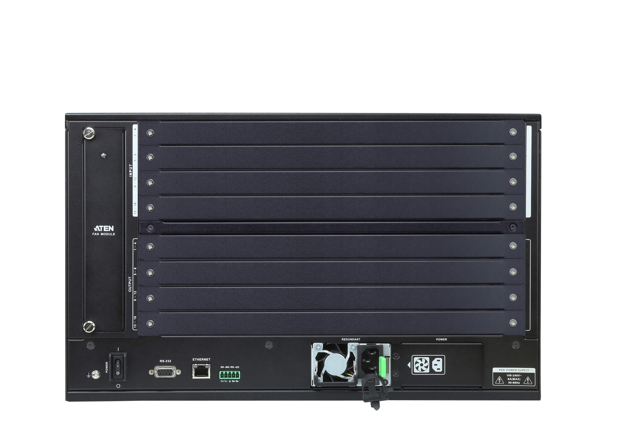 Aten VM1600A 16x16 Modular Digital Video Matrix Switch with Scaler Aten