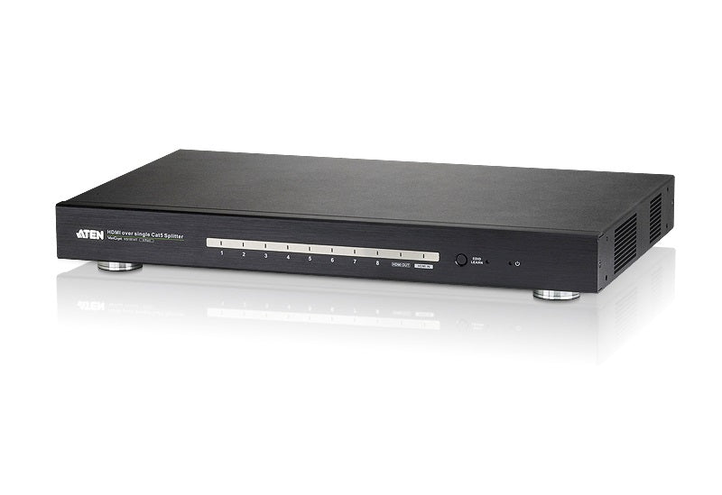 VS1818T 4K HDMI Splitter: 1 Source to 8 Screens Over Cat 5/6 Cable Aten