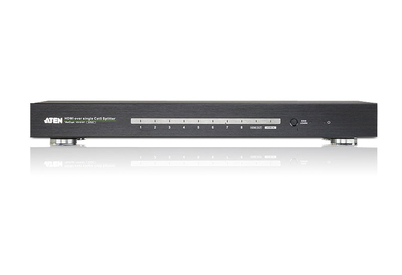 VS1818T 4K HDMI Splitter: 1 Source to 8 Screens Over Cat 5/6 Cable Aten