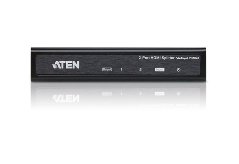 VS182A 4K HDMI Splitter: Connect 1 Source to 2 HD Displays Aten
