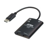 ATEN VS92DP 4K DisplayPort MST Hub: Extend & Mirror Dual Monitors Aten