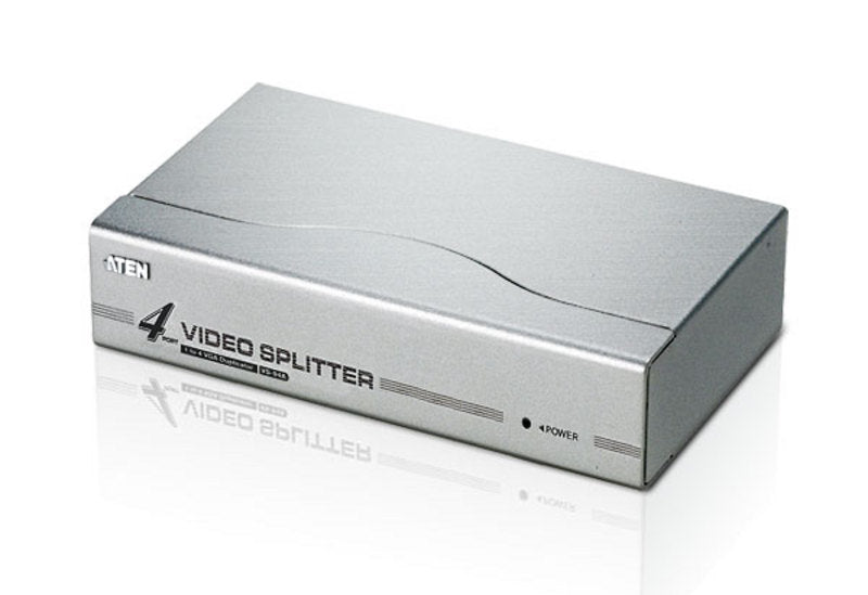 VS94A 4-Port VGA Splitter: Duplicate & Boost Video to 4 Monitors Aten
