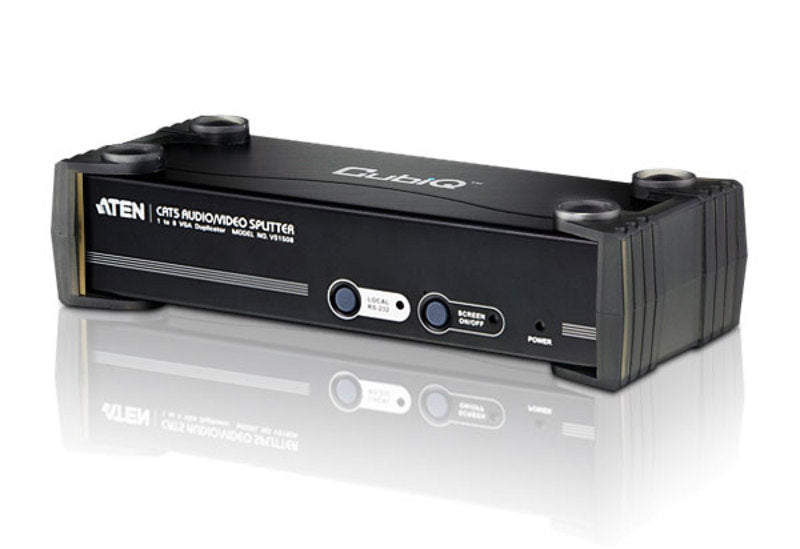 Aten Professional Video Splitter 8 Port VGA Video Splitter over Cat5 w/ Audio and RS-232, 1920x1200@ - VS1508T-AT-U