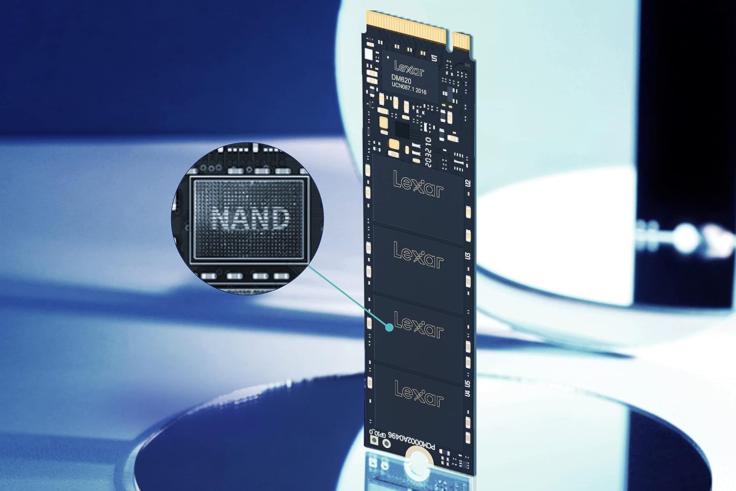 Lexar LNM620 256GB M.2 NVMe SSD | PCIe Gen3x4 Fast Storage 