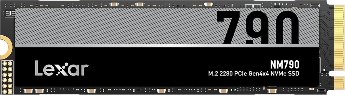 Lexar LNM790X001T-RNNNG Internal SSD 1TB M.2 2280 PCIe Gen 4x4 NVMe SSD up to 7400MB/s read, 6500MB/s write TL