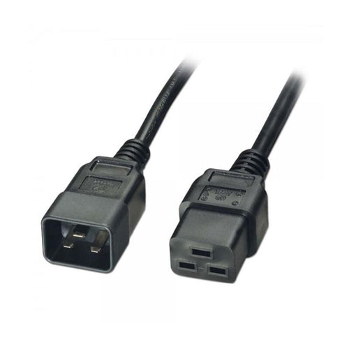 1m C20 to C19 Power Cable - 15A Server & UPS Cord Lindy